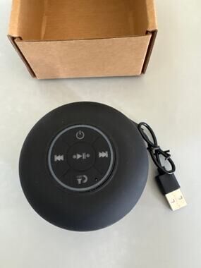 Shower Speaker Portable Waterproof Bluetooth Wireless Bathroom Speaker LED Light